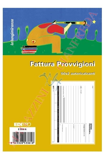 FATTURA PROVVIGIONI DOPPIA COPIA E5336A